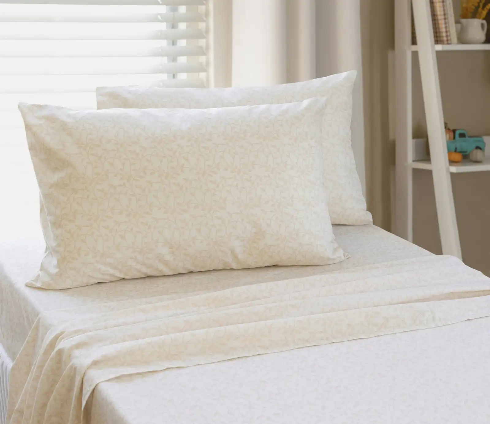 Jelly Bean Kids/Children Double Bed Vine Cotton Sheet Set Home Bedding Soft Rose