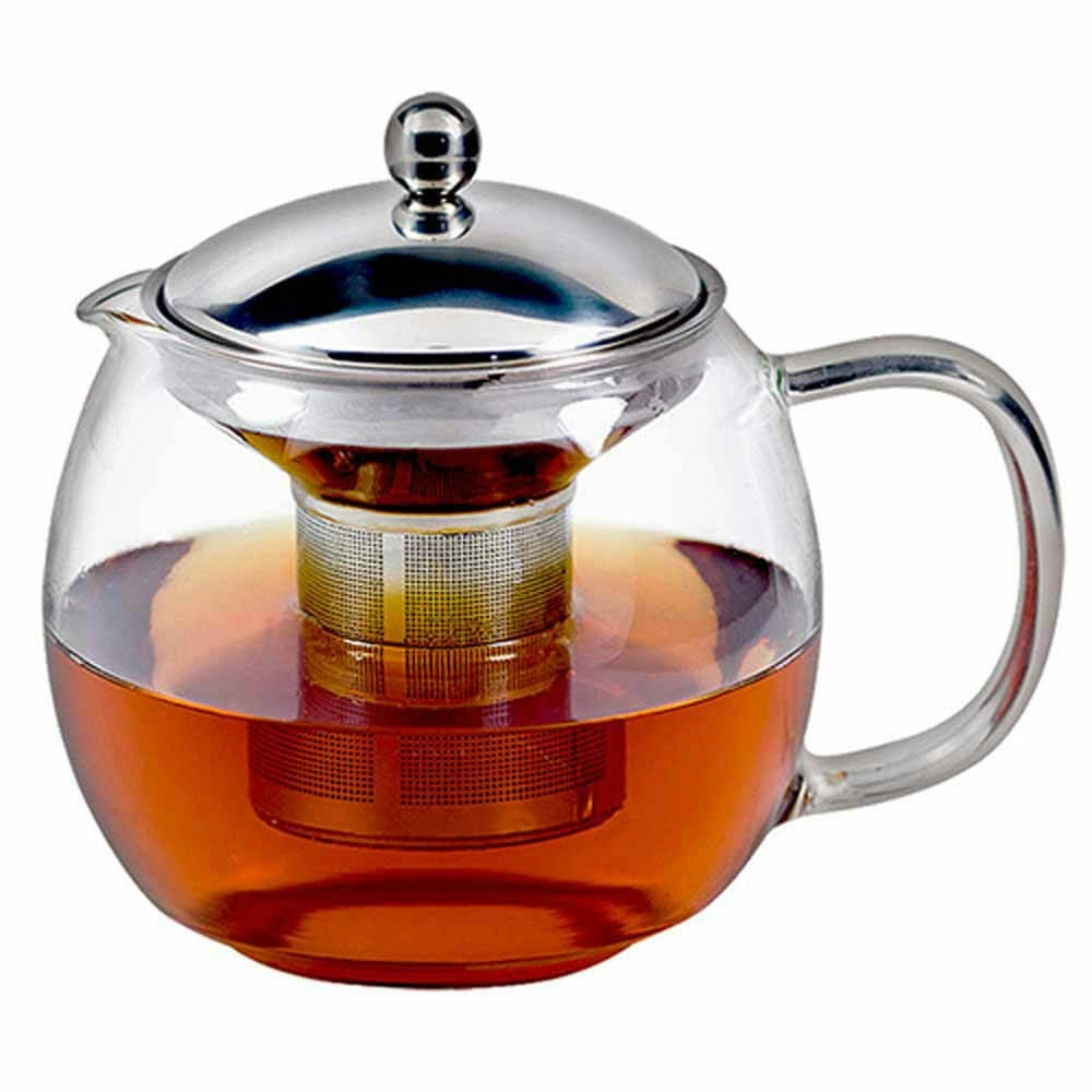 Ceylon Glass Teapot Stainless Steel Infuser