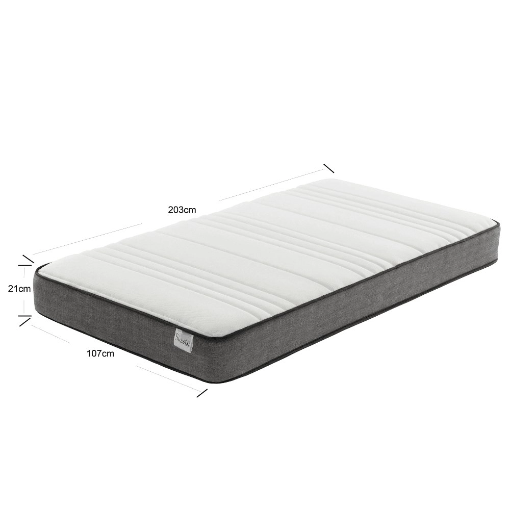 Design Square Brianna Pocket Spring Foam Polyester Mattress In A Box Bonnell - King Single