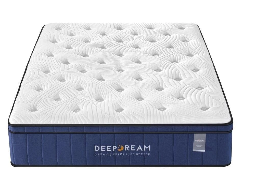 Sleep Happy Premium Eurotop 5 Zoned Cool Gel Memory Foam Mattress 34cm - King