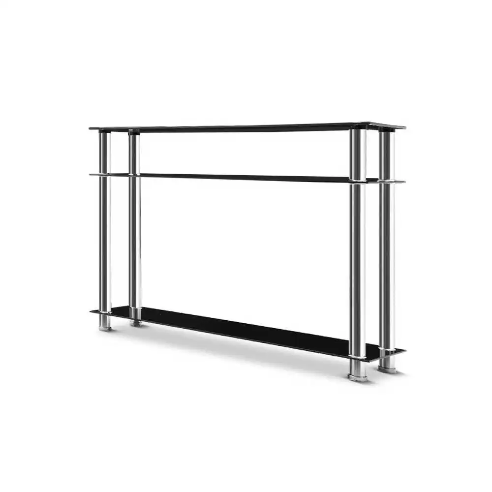 Entry Hall Console Table - Black & Silver