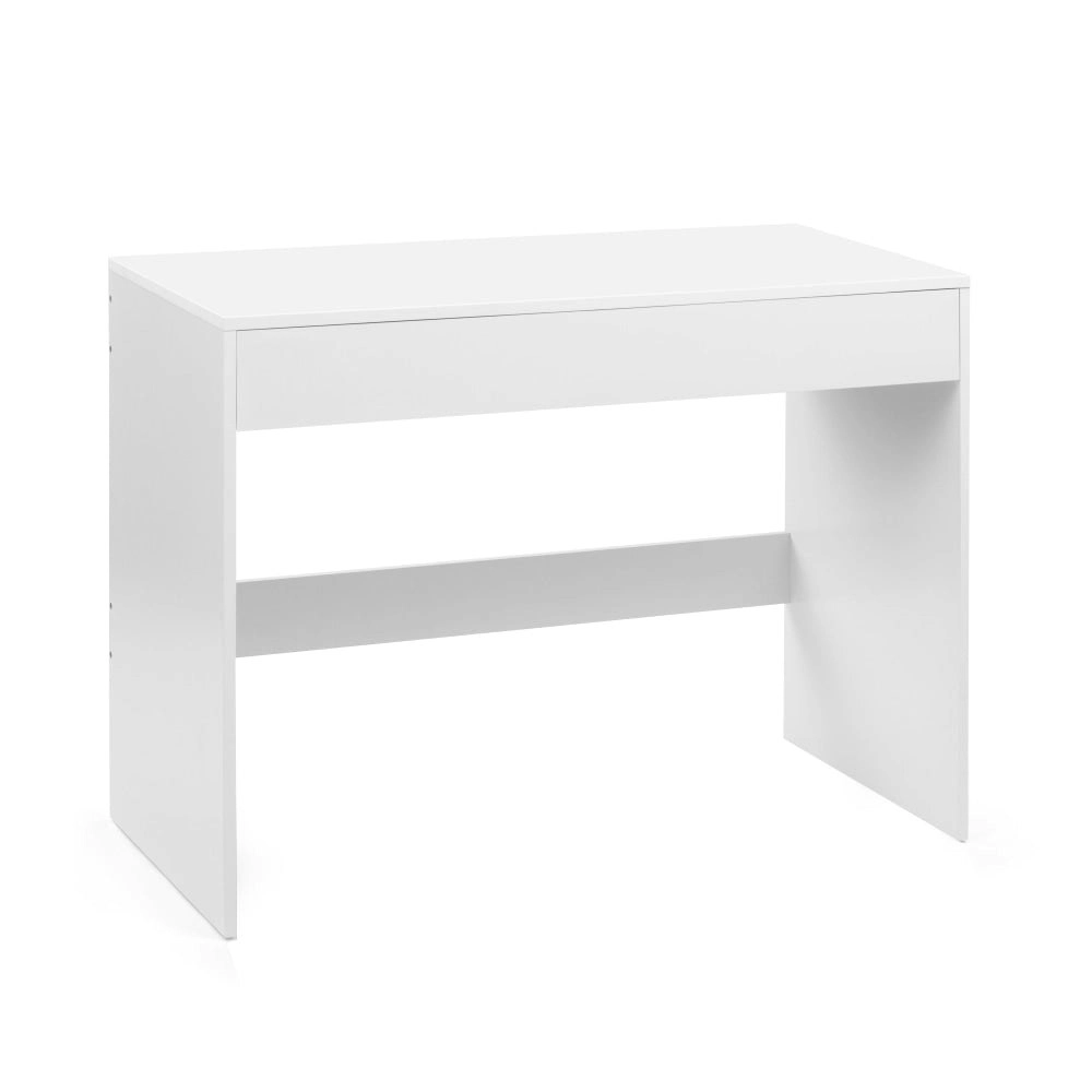 Design Square Marias Computer Study Home Office Desk W/ 1-Drawer - White