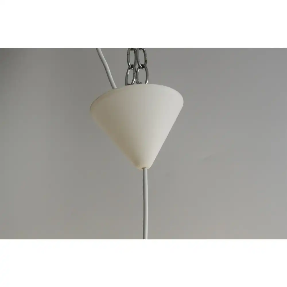 Orion PVC Hanging Pendant Lamp Oval Shape - White