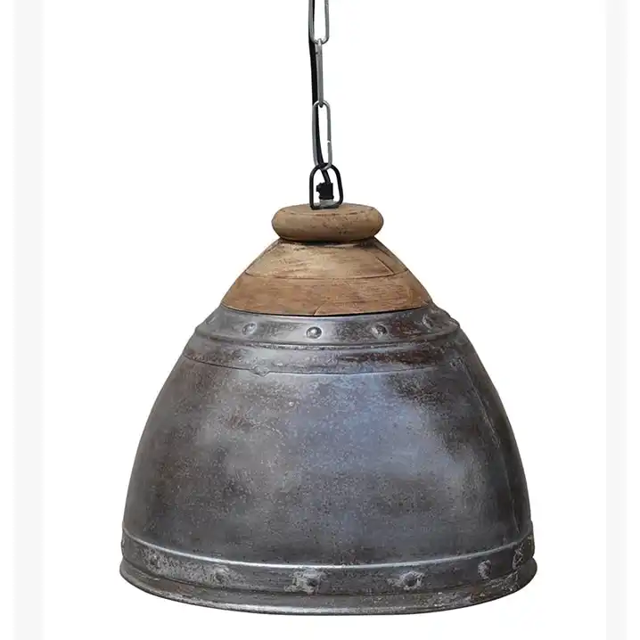 Austin Wood And Iron Rustic Lamp Shade