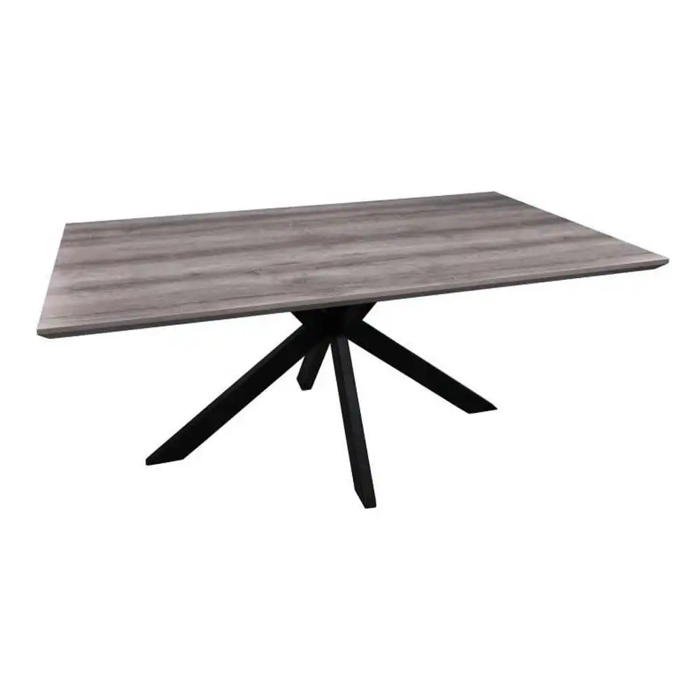 Lexy Rectangular Woden Dining Table 180cm - Grey Oak