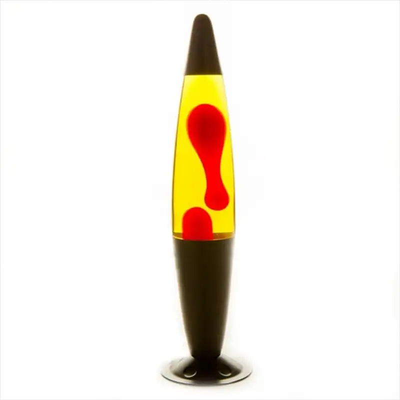 Black/Red/Yellow Peace Motion Lamp