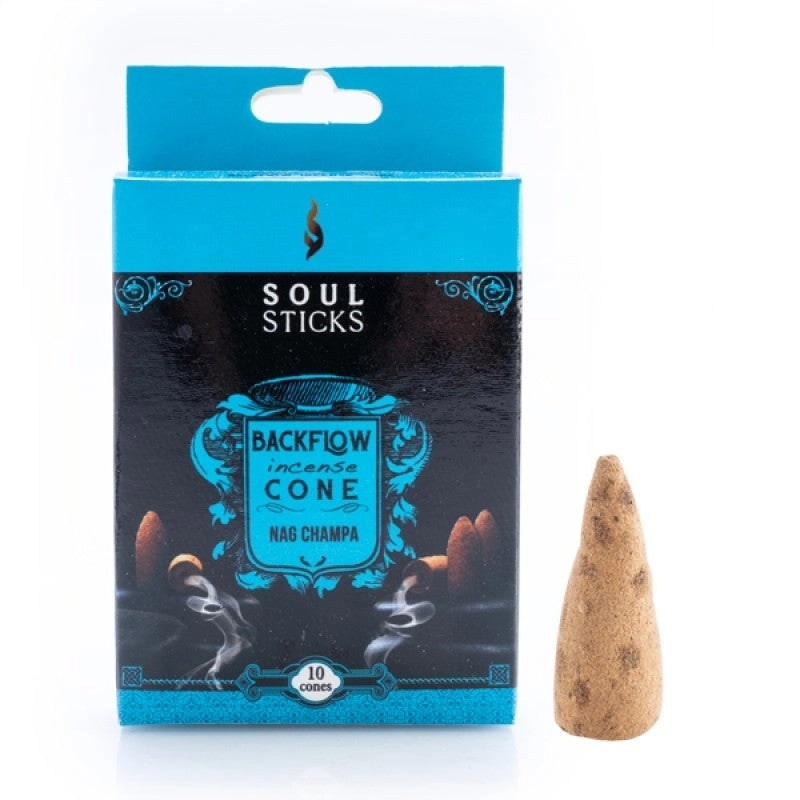 Soul Sticks Nag Champa Backflow Incense Cone Set of 11