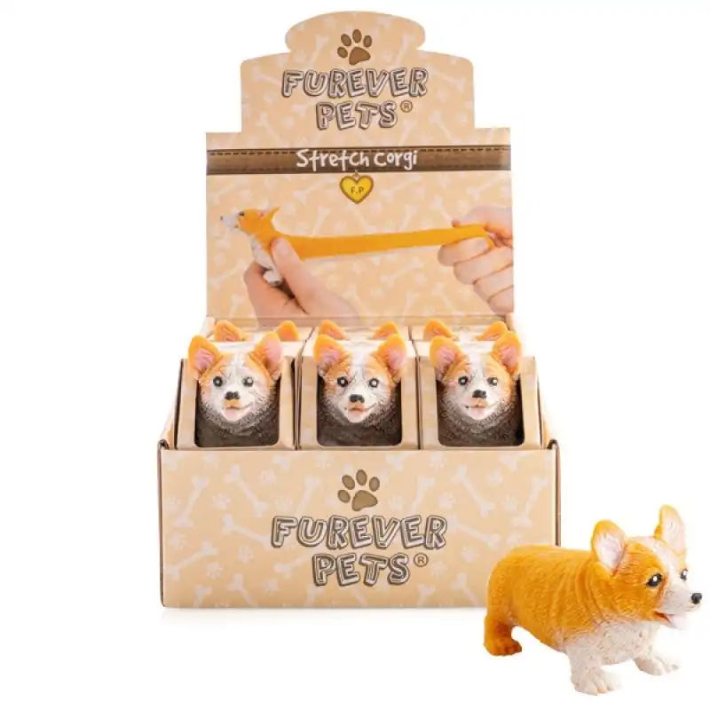 Pullie Pal Furever Pets Stretch Corgi-Toy