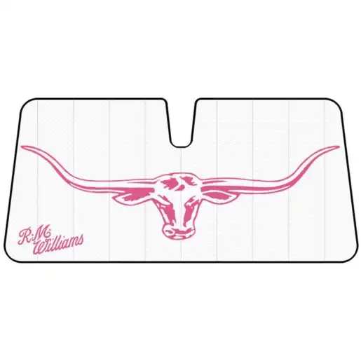 R.M.Williams Longhorn Car Sticker Decal 70cm White