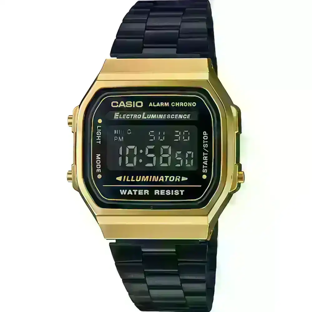 Casio vintage hotsell black gold