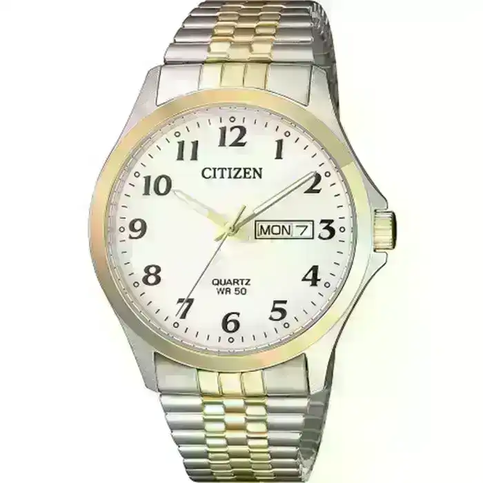Citizen BF5004-93A Two Tone Expandable Stainless Steel Mens Watch