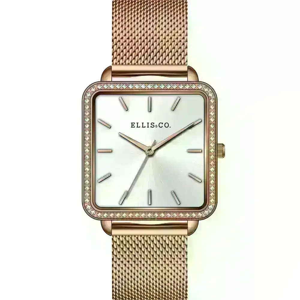 Ellis & Co Carly Stainless Steel Womens Watch