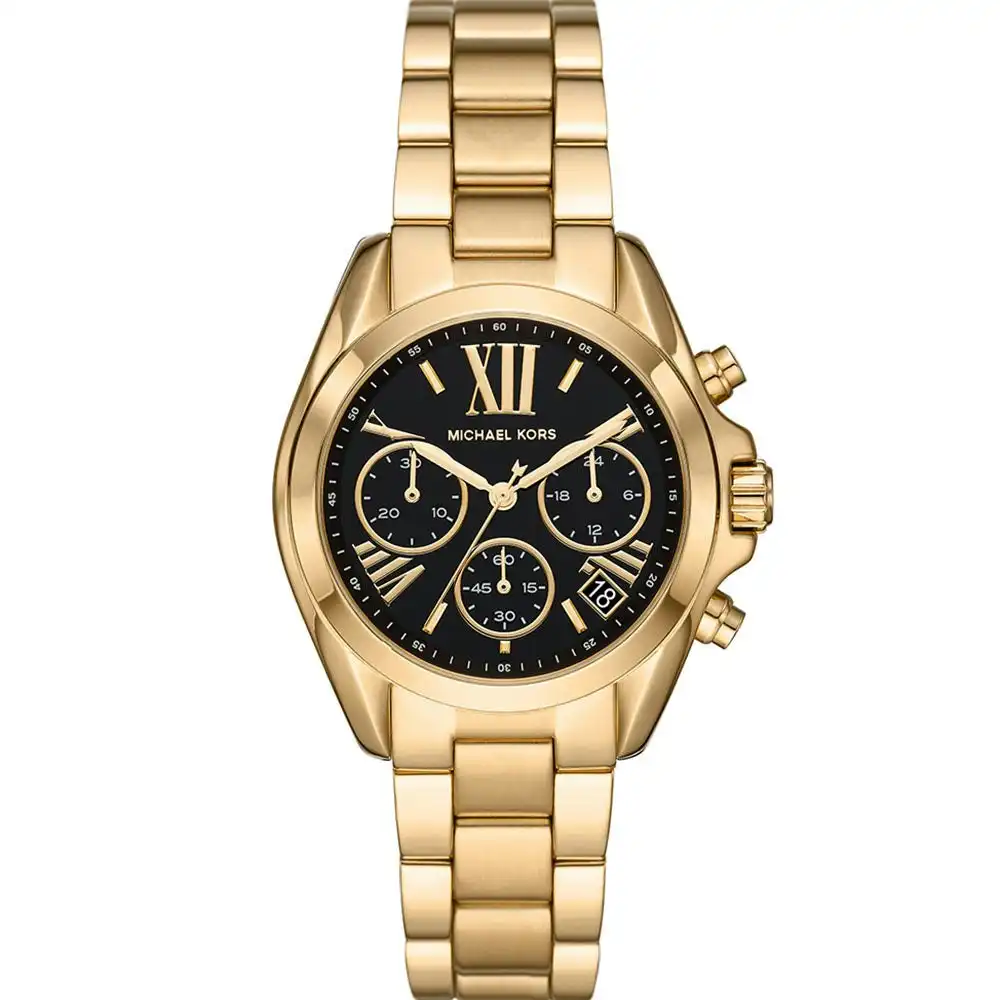 Michael Kors MK6959 Black Dial Gold Tone Womens Watch