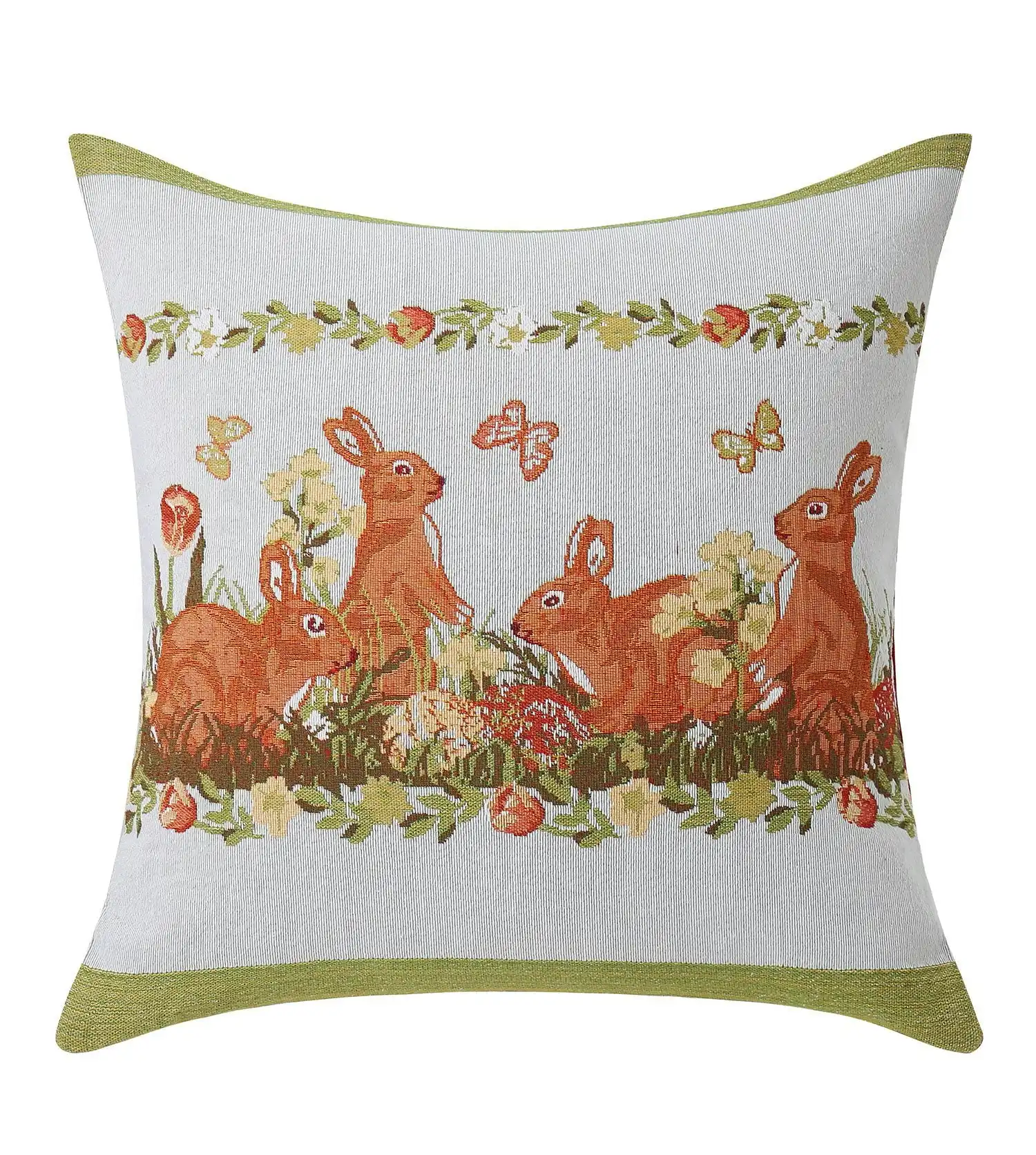 Tarramarra Jacquard Bunny Cushion 44x44cm