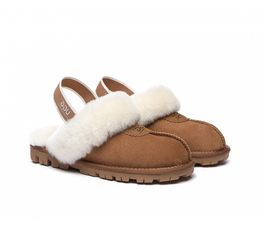 UGG Australian Shepherd Slingback Slippers Unisex Waffle Plus Band