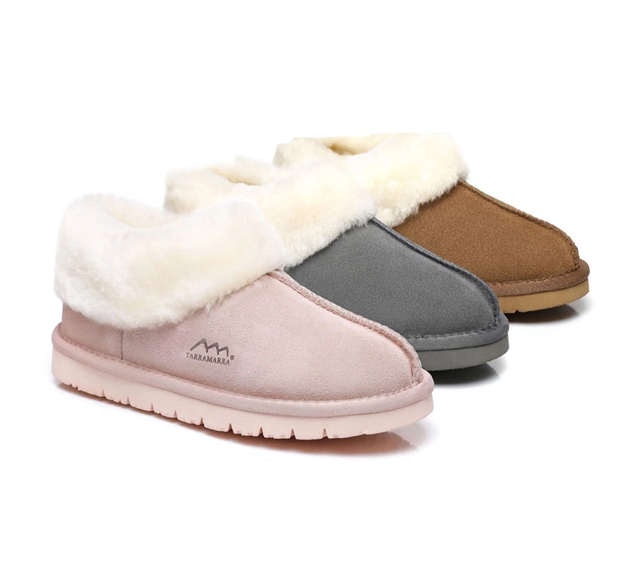 Tarramarra Premium Australian Sheepskin Ankle  UGG Slipper Unisex Homey