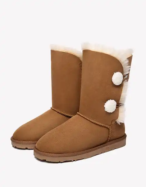 EVERAU® UGG Double-Faced Sheepski Aspen Short UGG Boots