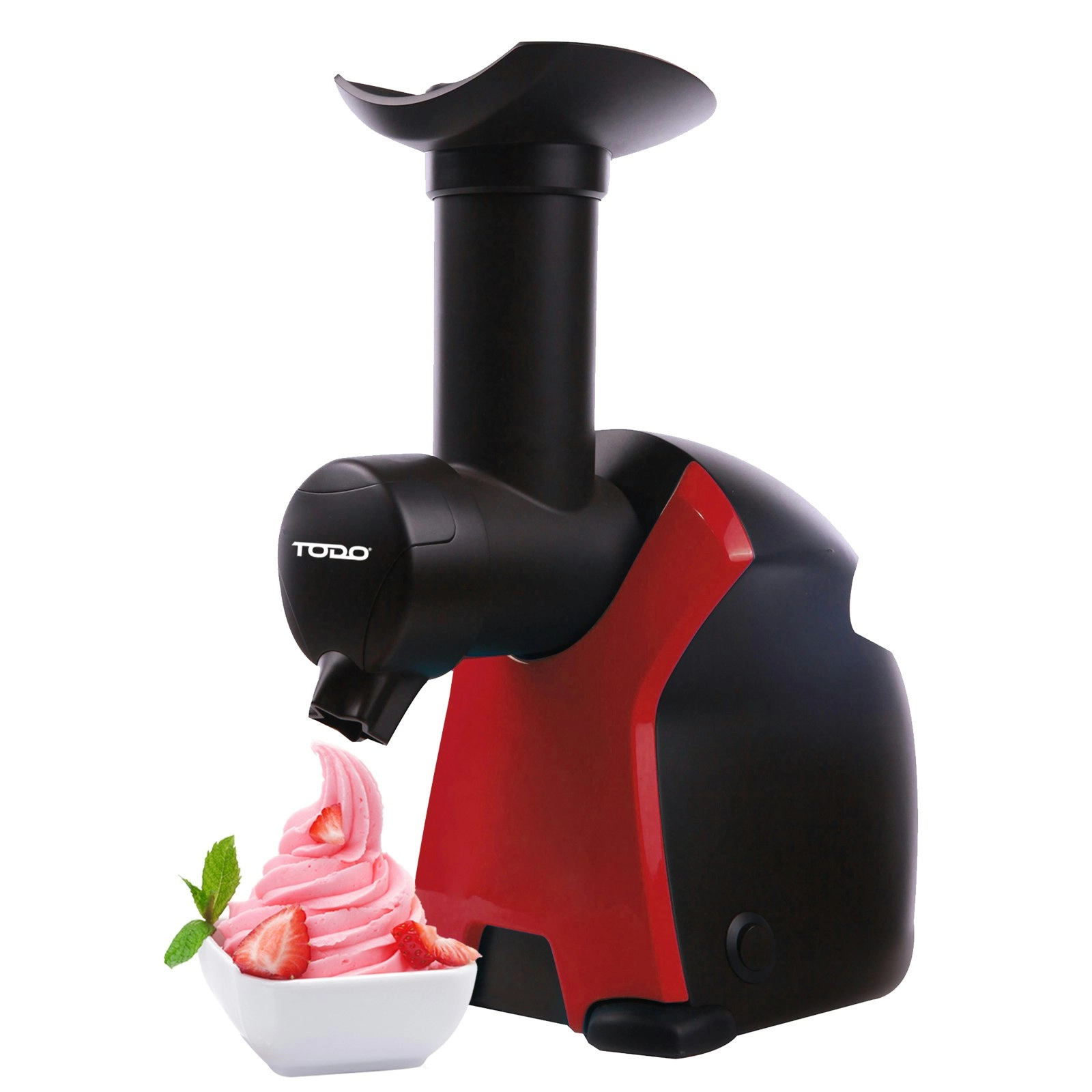 TODO Frozen Fruit Dessert Maker Blender Gellato Banana Healthy Ice Cream 250W Red