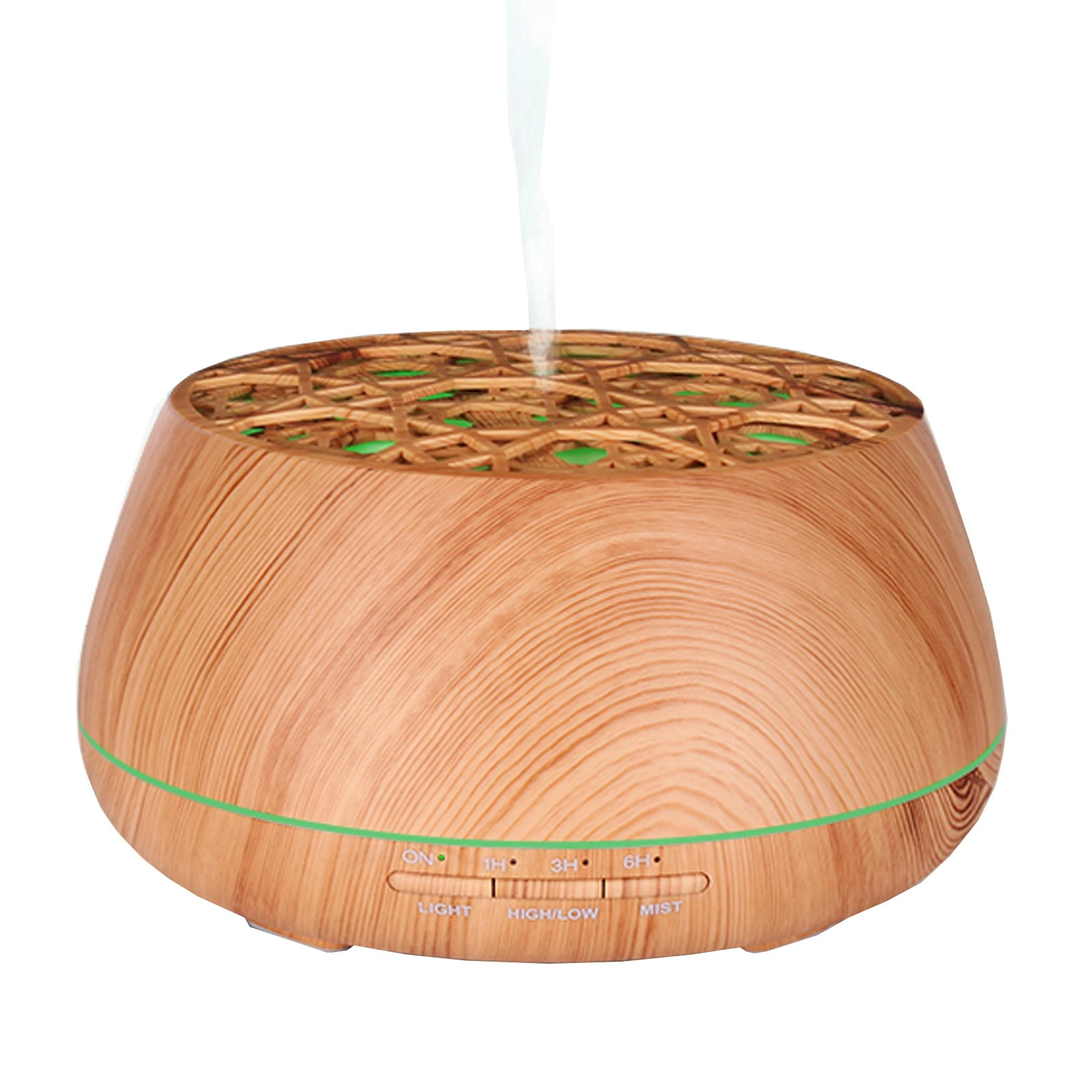 TODO 400Ml Bluetooth Humidifier Aromatherapy Diffuser Ultrasonic Led Speaker Dome - Woodgrain