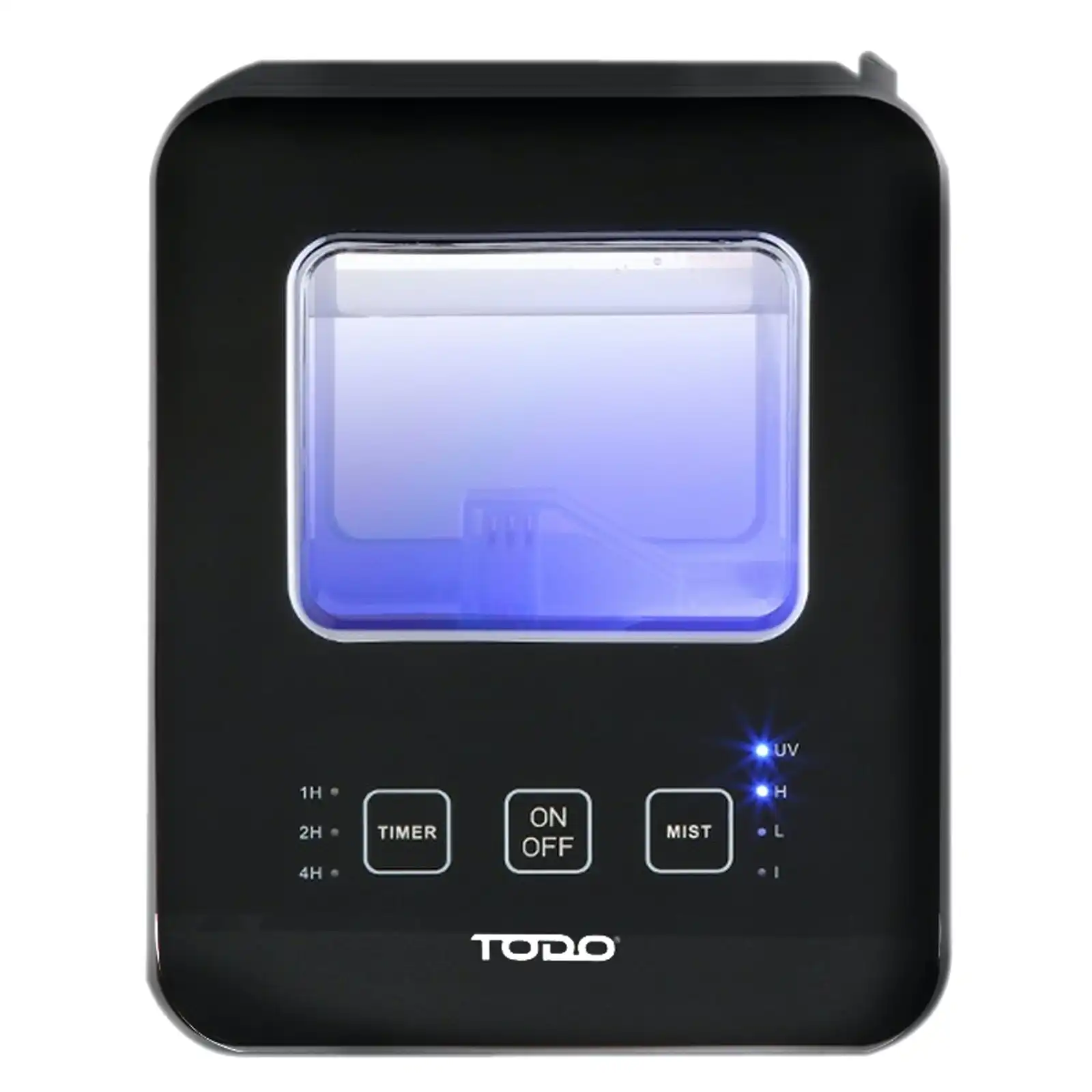 TODO 2.5L Air Humidifier Ultrasonic Aromatheraphy Diffuser UV Sterilizer - Black