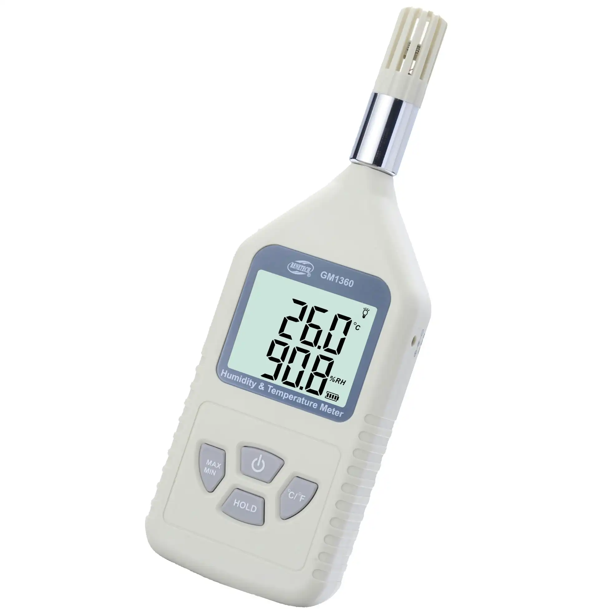 Digital Humidity Temperature Meter Metre Large Lcd Display Handheld °/°F Temp