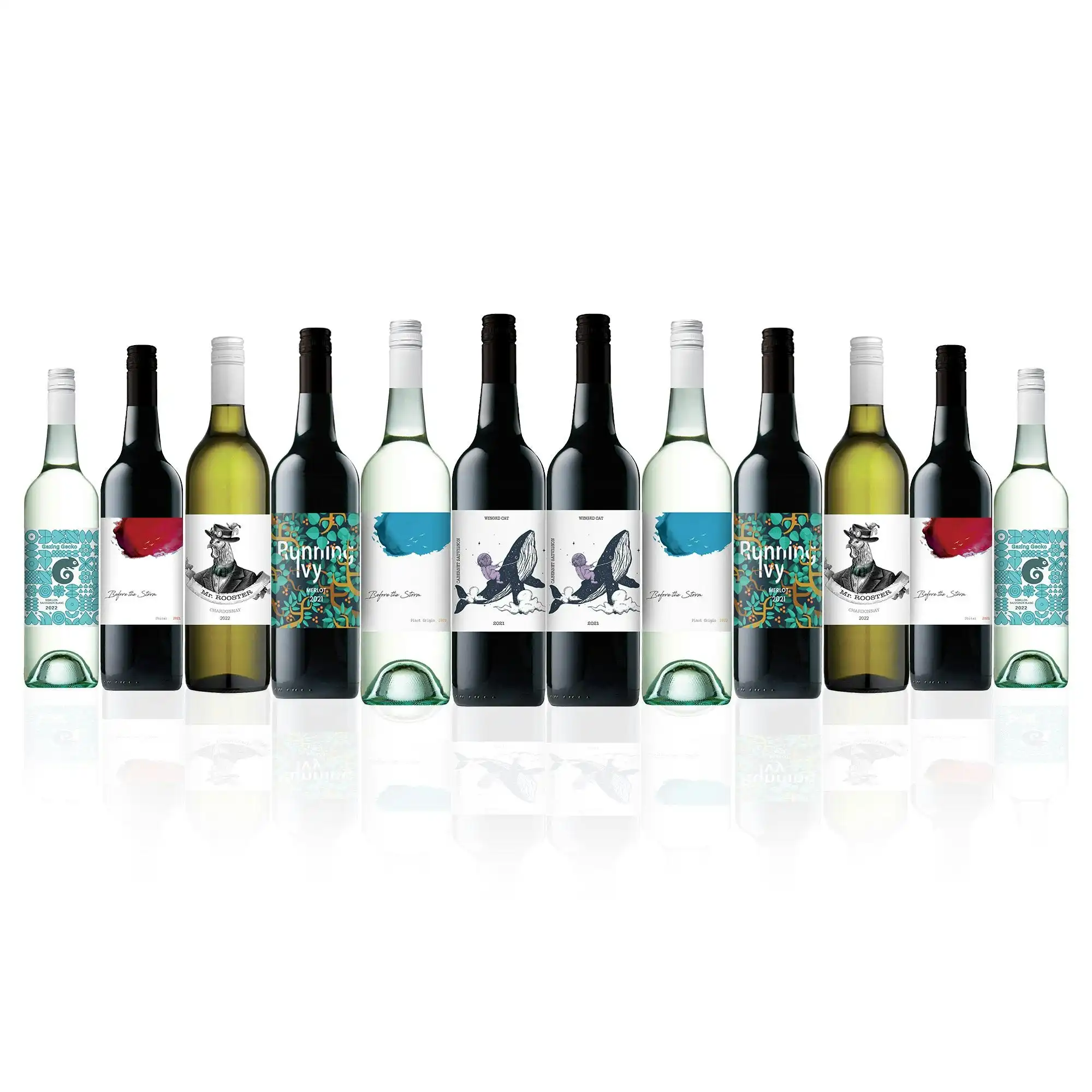 Mixed Aussie Wine Dozen (12 bottles)