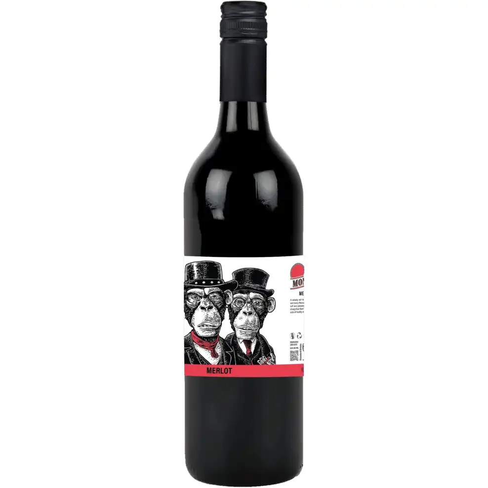 2 Monkeys Merlot 2021 (12 Bottles)