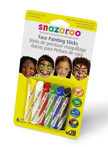 Snazaroo Face Paint Sticks, Unisex