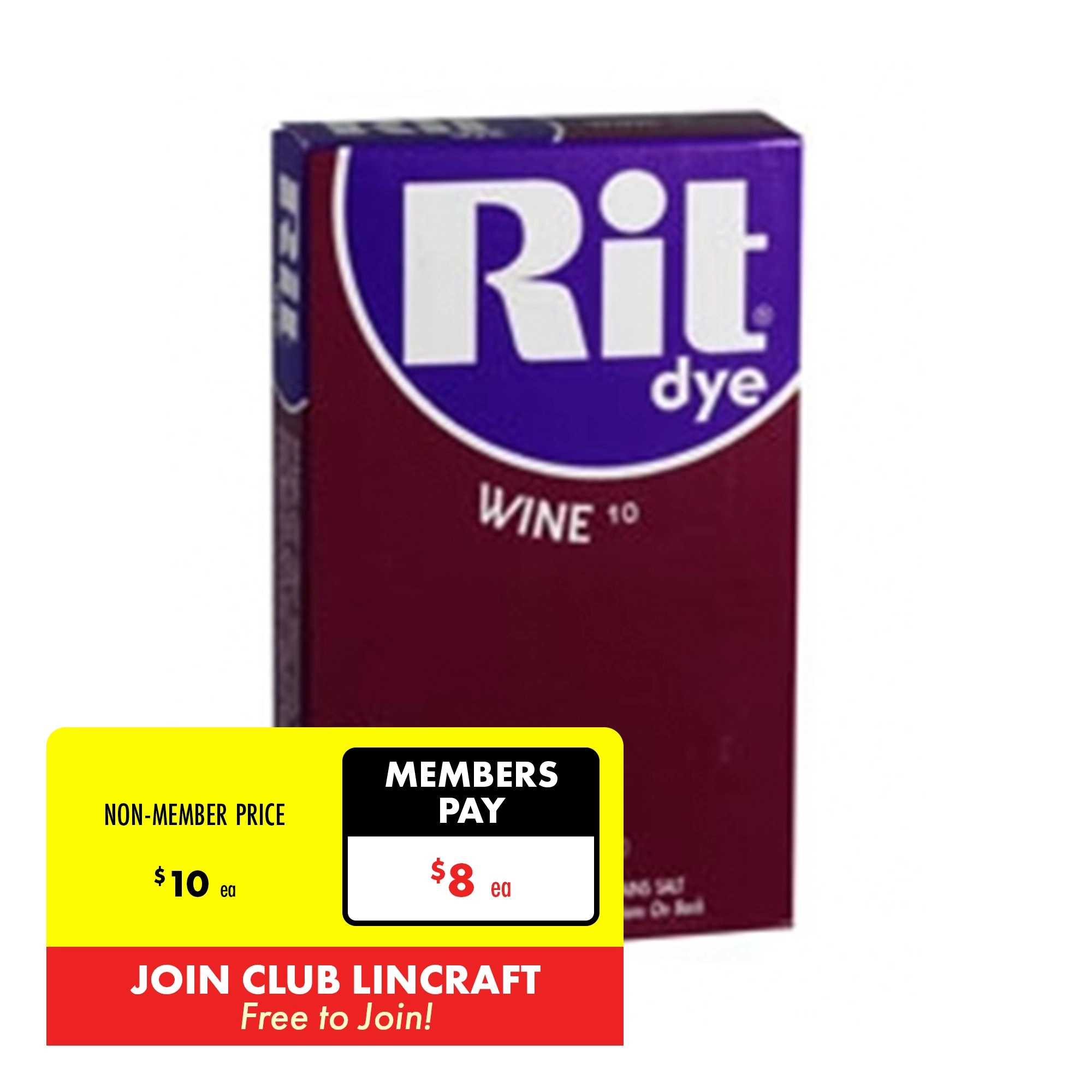 Rit Powder Fabric Dye, Wine- 31.9g