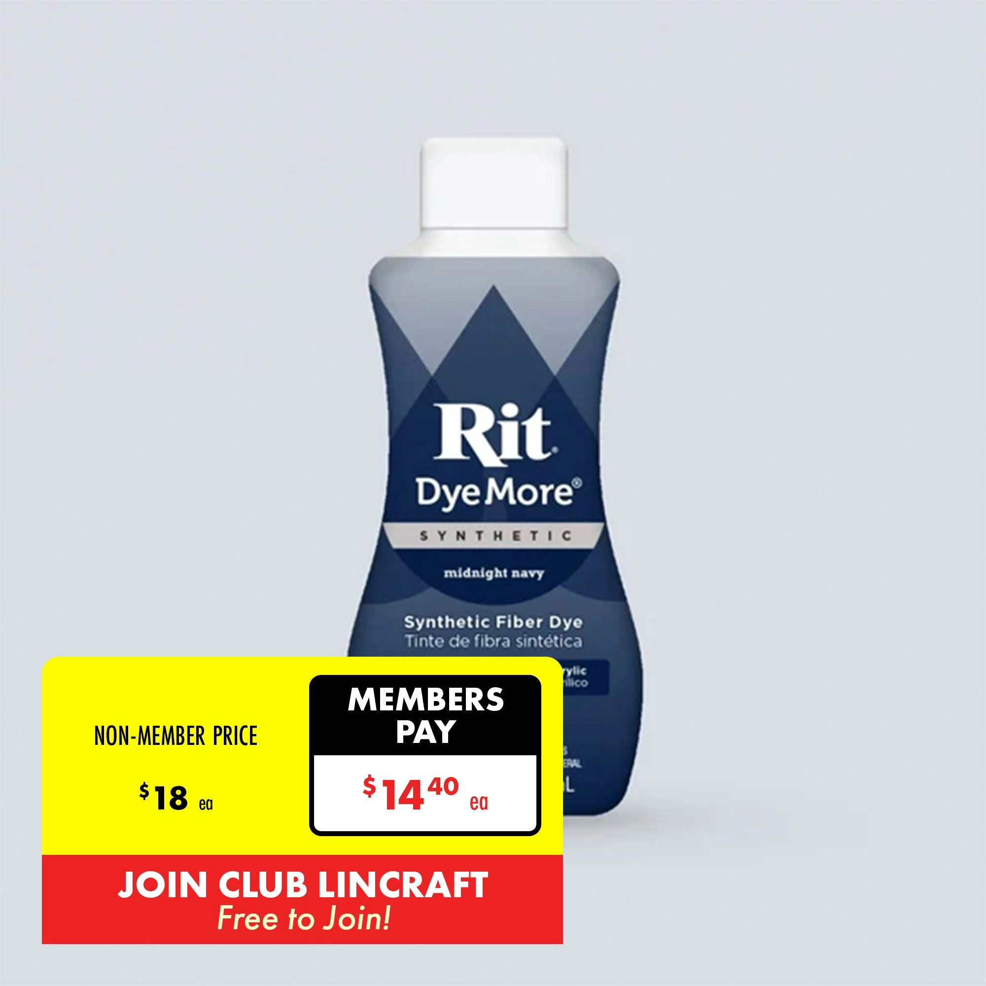 Rit DyeMore Synthetic, Midnight Navy- 207ml