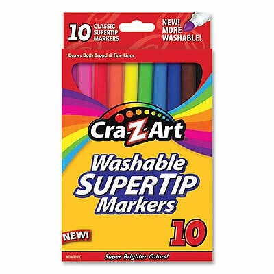 CRA-Z-ART Super Washable Markers- 10pk