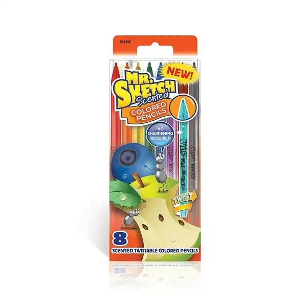 Mr. Sketch Scented Colored Twistable Pencils- 8pk