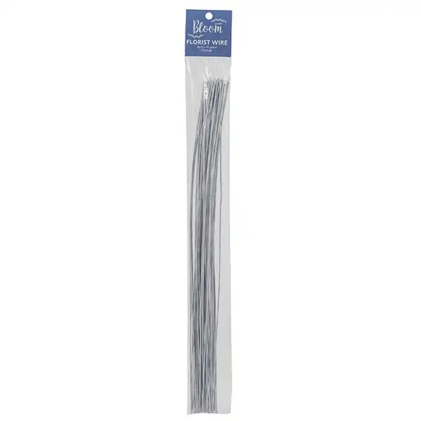 Lincraft Florist Wire 18g, White- 50pc