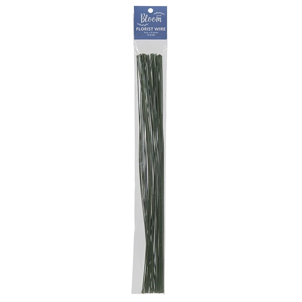 Lincraft Florist Wire 18g, Green- 50pc