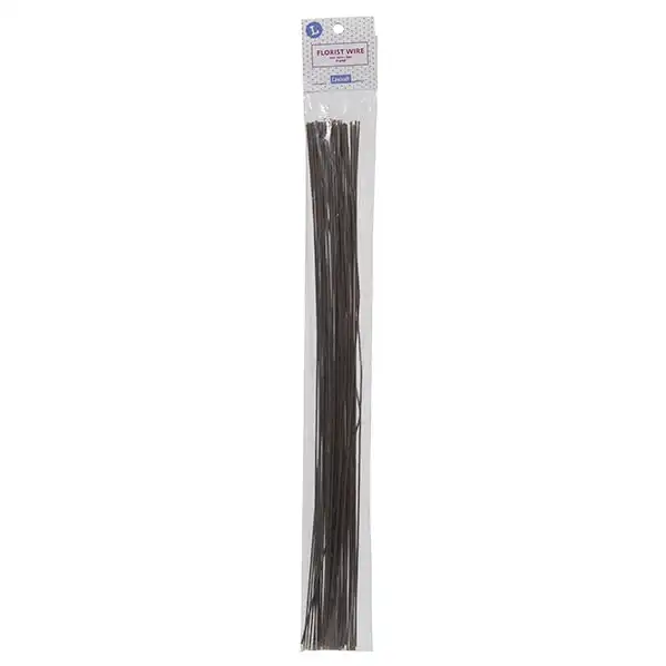 Lincraft Florist Wire 18g, Brown- 50pc