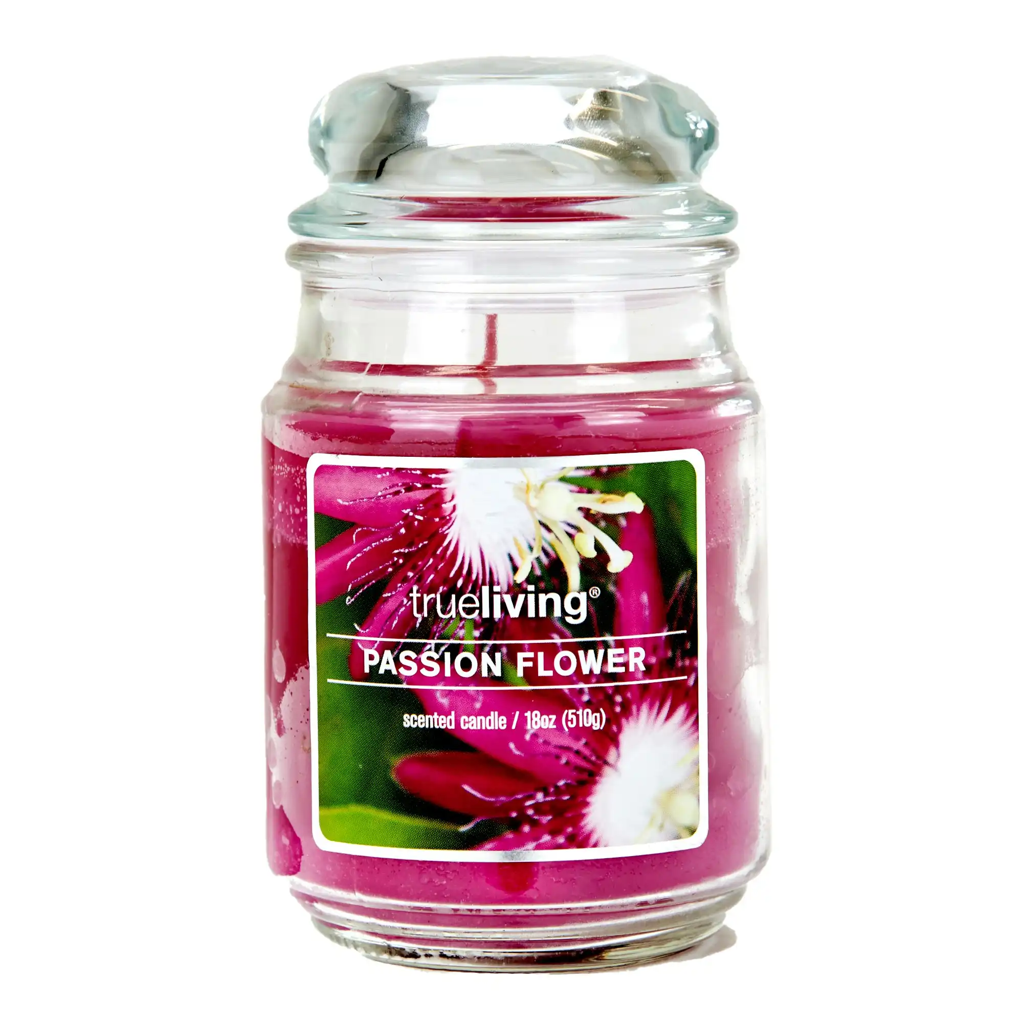 True Living Jar Candle, Passion Flower- 510g