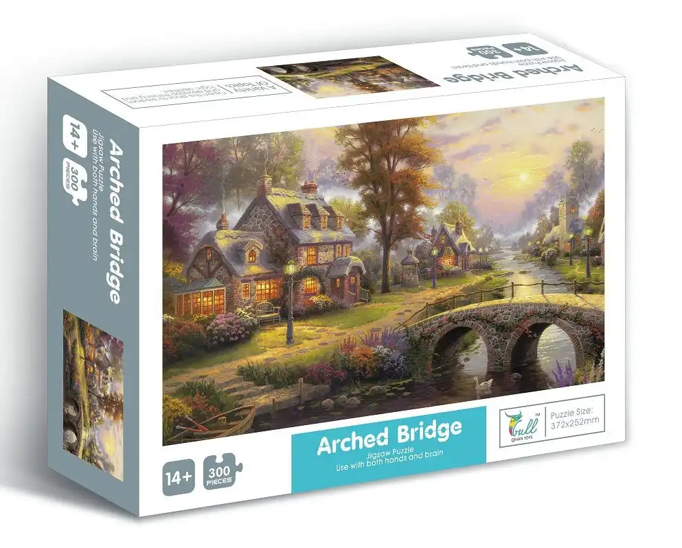 300-Piece Jigsaw Puzzle, Arched Bridge- 37x25cm