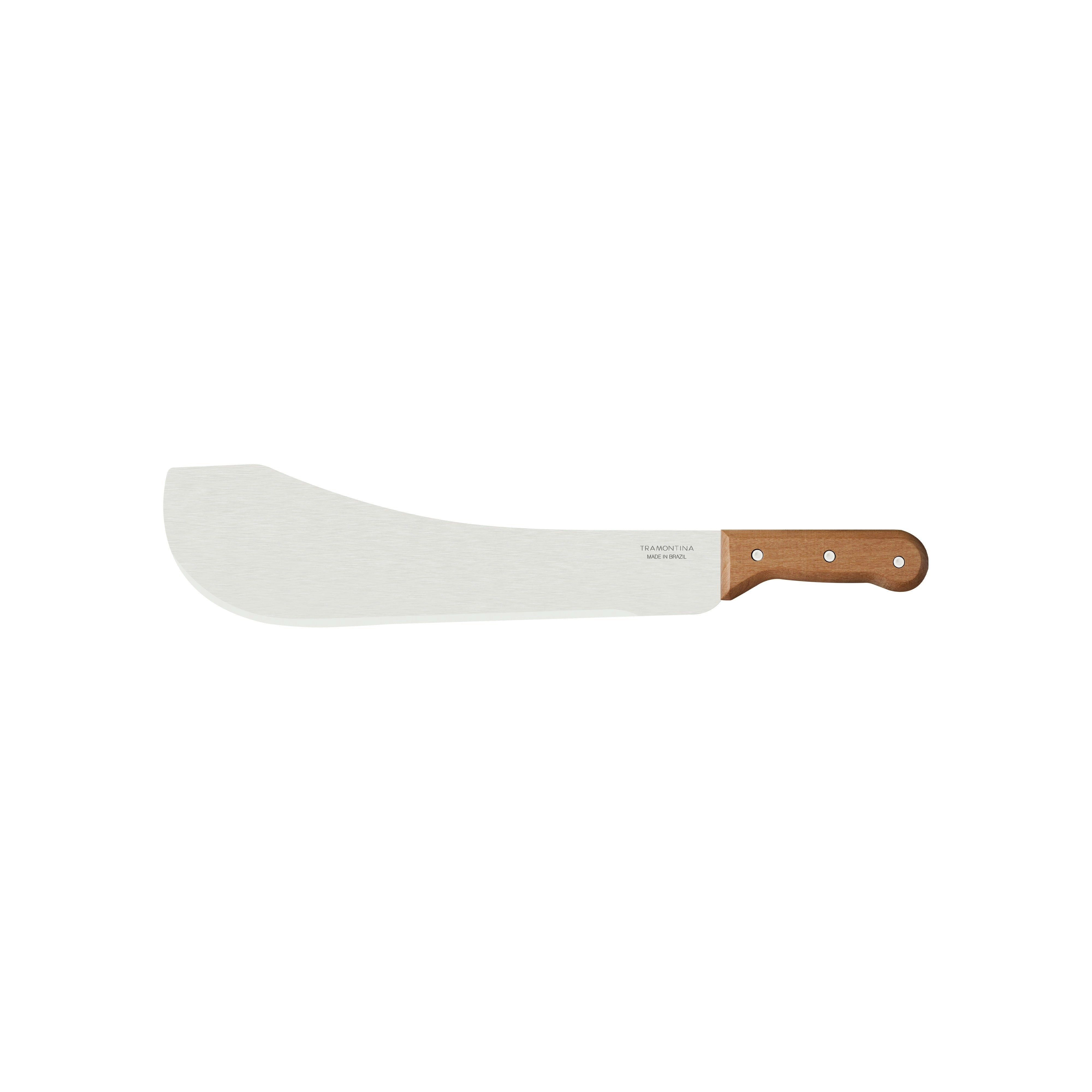 Tramontina 15" Machete with Carbon Steel Blade and Wood Handle