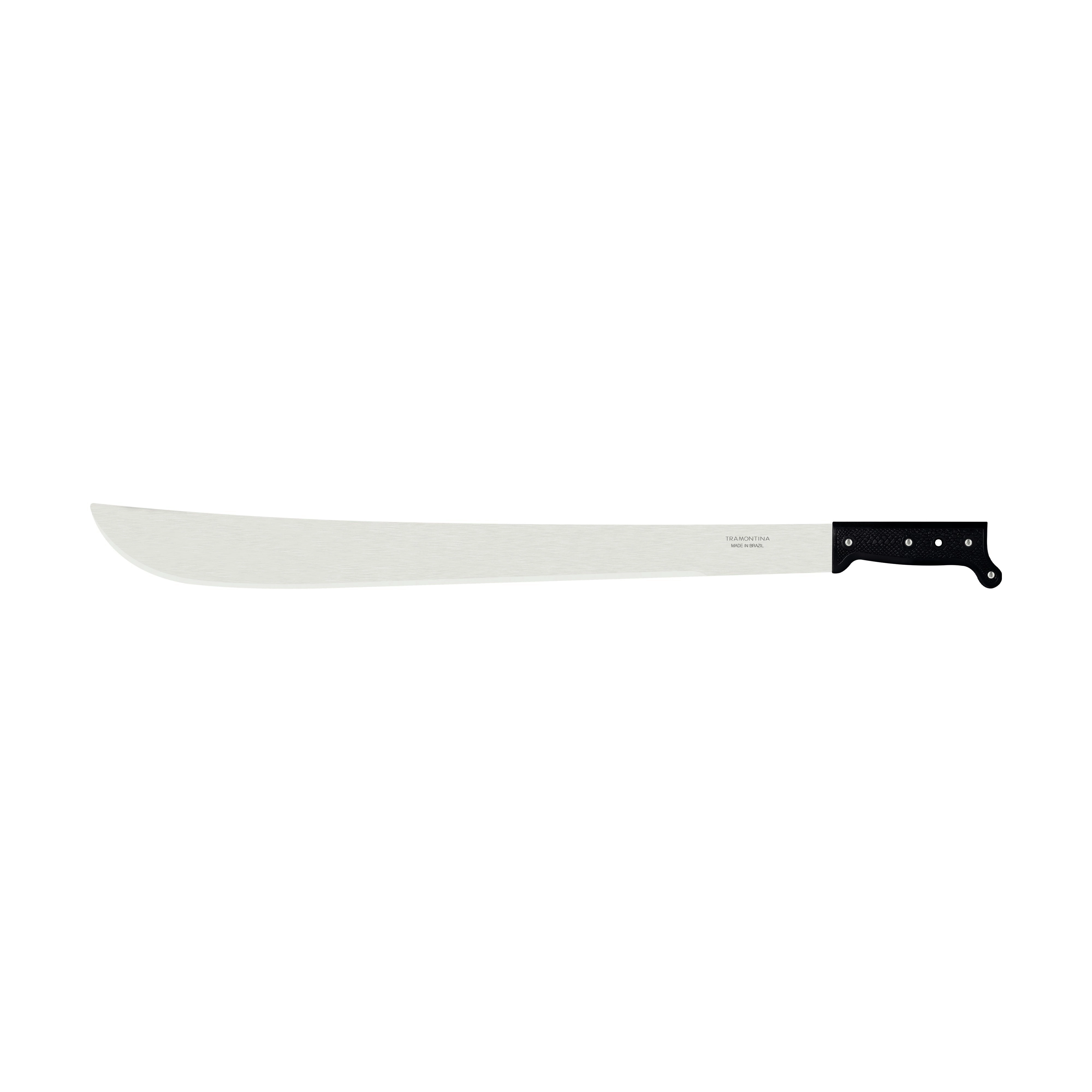 Tramontina Machete with Carbon Steel Blade and Black Polypropylene Handle