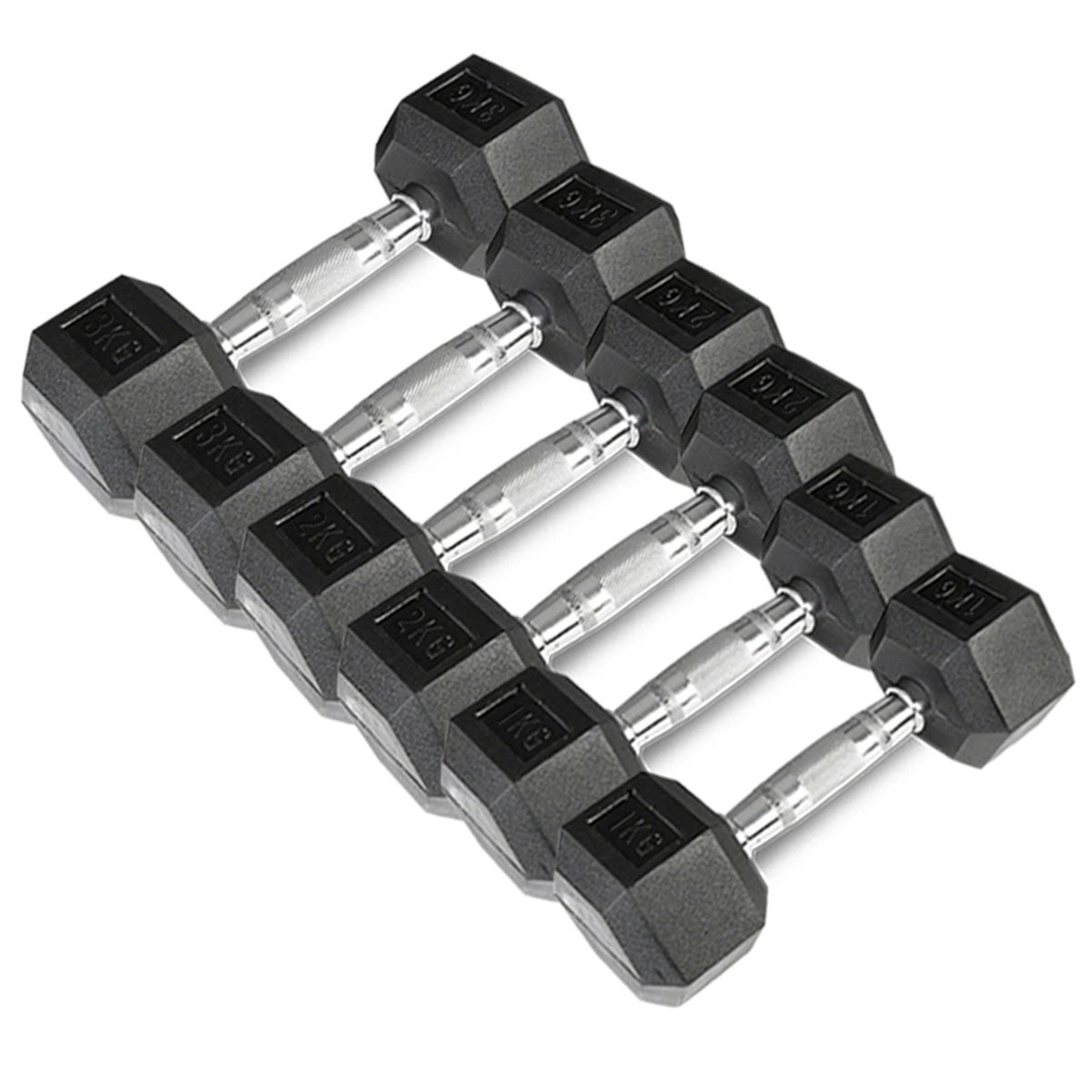 Cortex Hex Dumbbell 1kg to 3kg (Set)