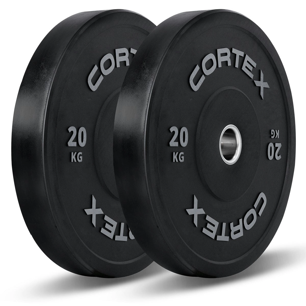 Cortex 20kg Black Series V2 Bumper Plate (Pair)