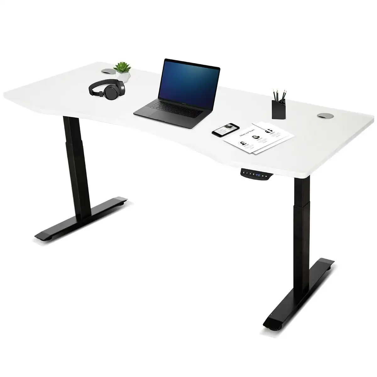 Lifespan Fitness ErgoDesk Automatic Standing Desk 1800mm (White)