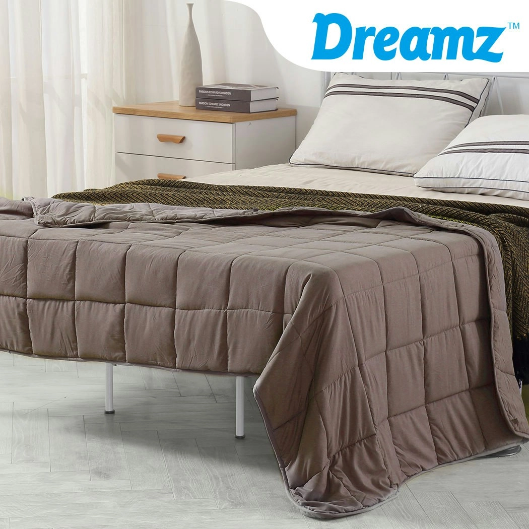 Dreamz Weighted Blanket Heavy Gravity Deep Relax 7KG Adult Double Mink