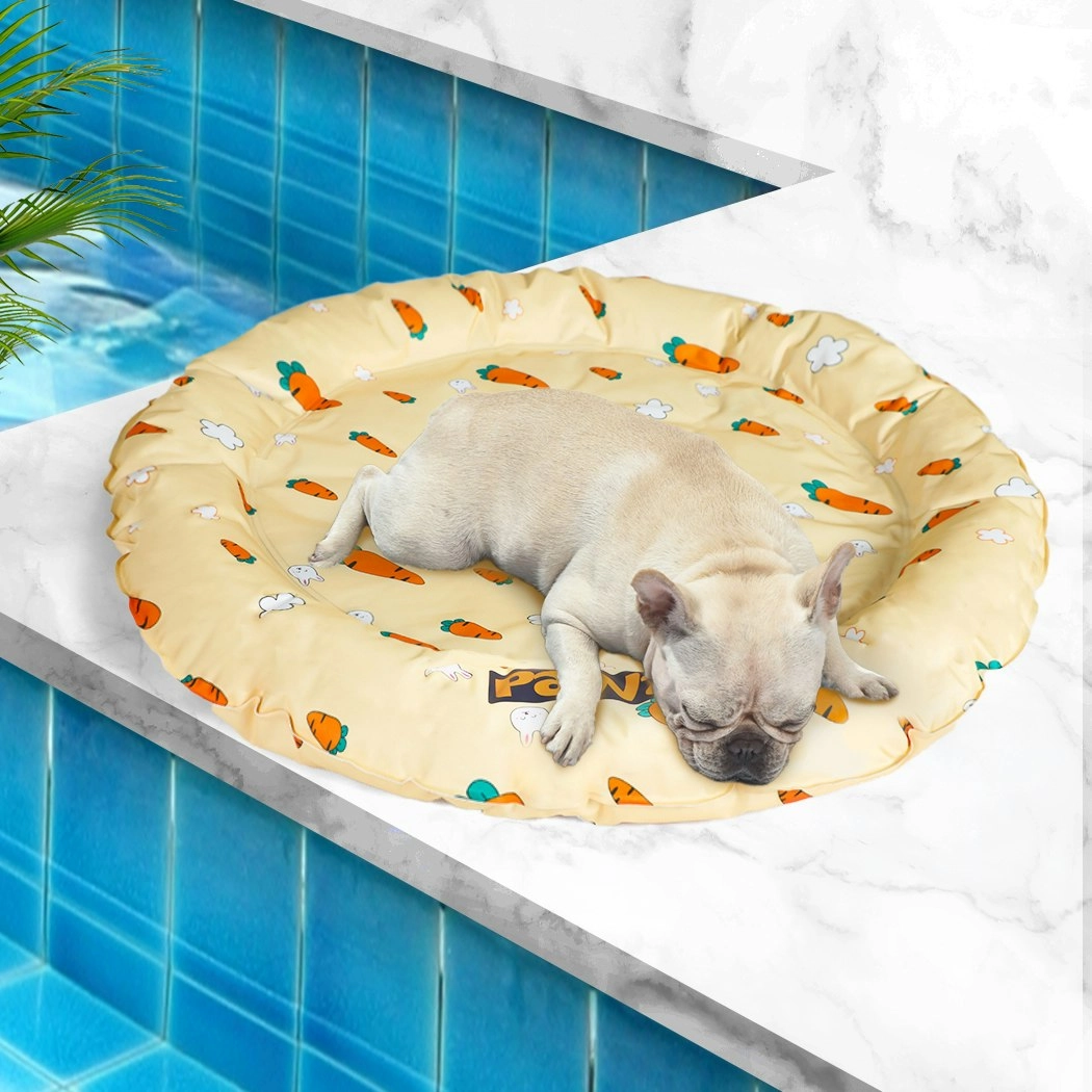 Pawz Pet Cool Gel Mat Cat Bed Dog Bolster Waterproof Self-cooling Pads Summer L