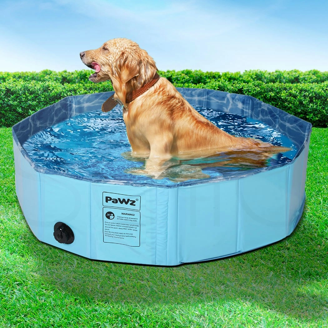 Pawz Folding Swimming Pool Dog Cat Washing Bath Tub Portable Summer Outdoor XXL