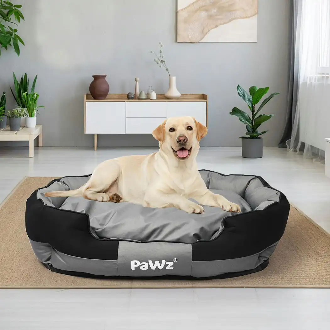 Pawz Waterproof Pet Dog Calming Bed Memory Foam Orthopaedic Removable Washable L