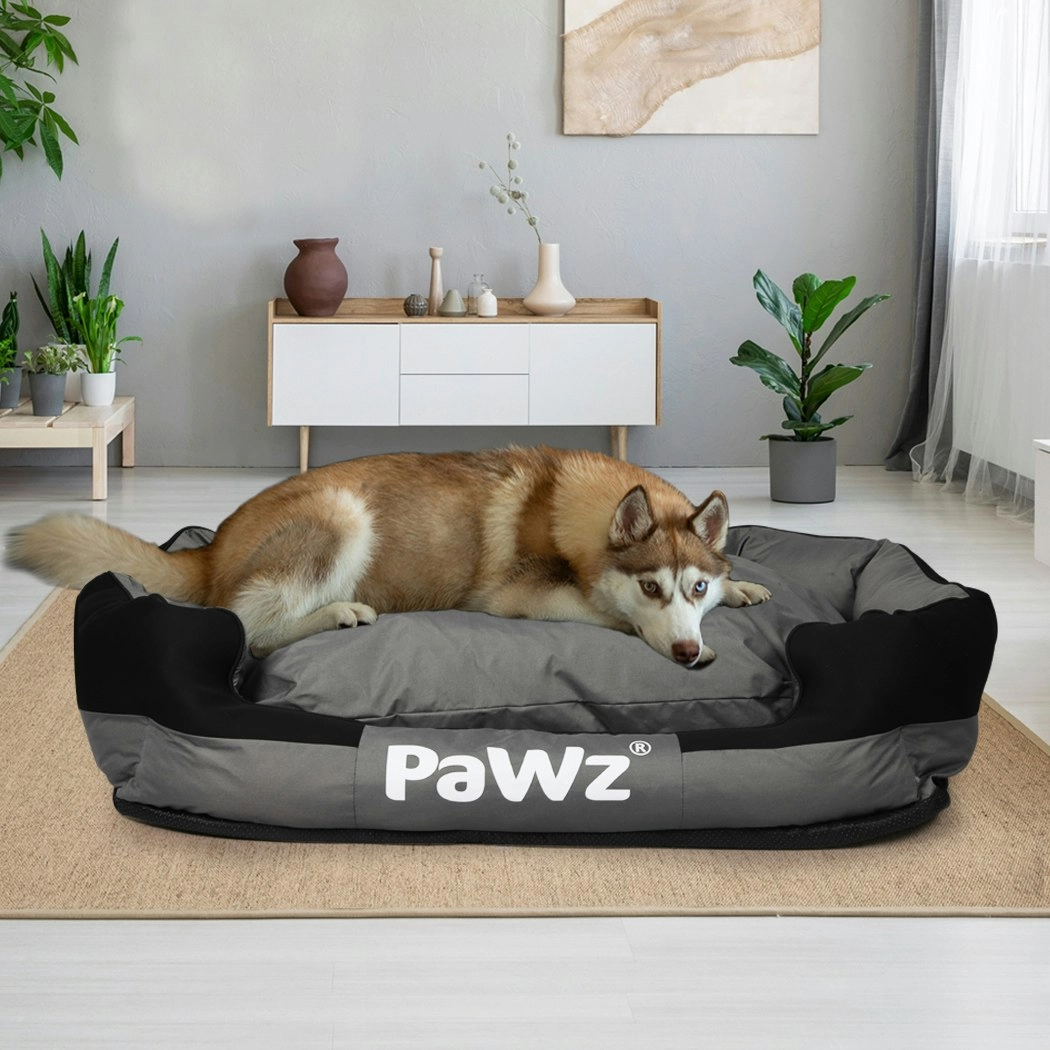 Pawz Waterproof Orthopaedic Pet Dog Calming Bed Memory Foam Removable XL