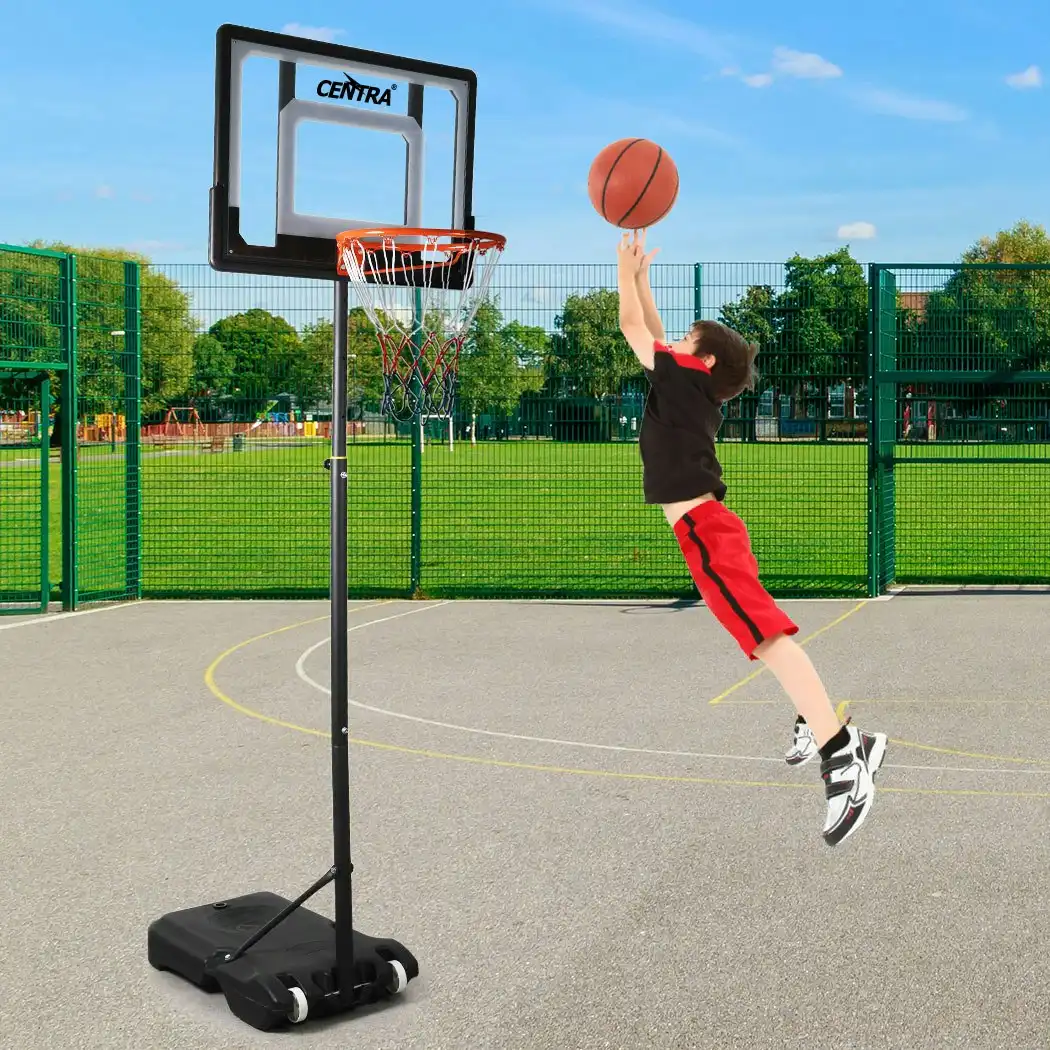 Centra Basketball Hoop Stand Ring Portable 2.1M Adjustable Height Kids Backboard