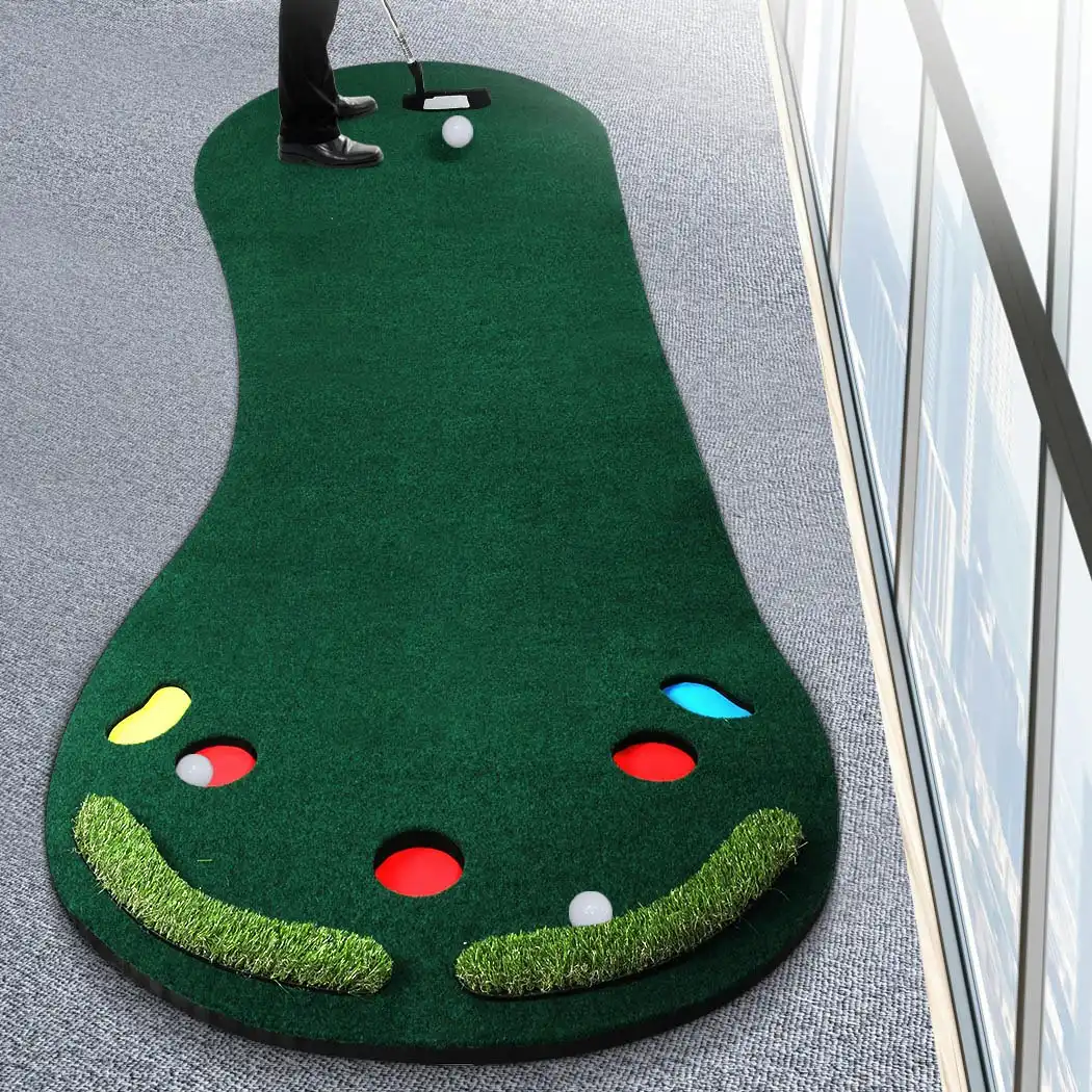 Centra Golf Practice Putting Mat Green 3M Roll Up Indoor Outdoor Training Mats