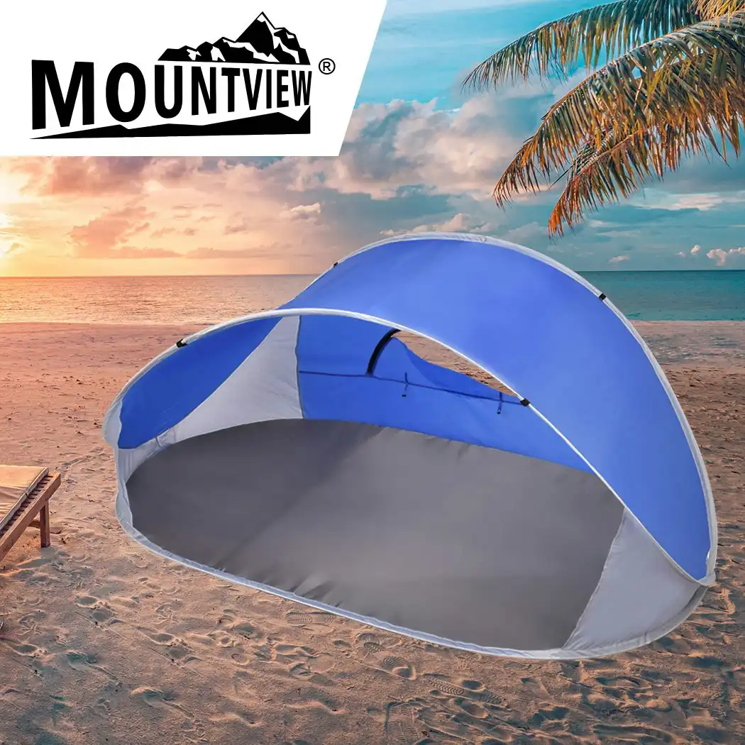 Mountview Pop Up Tent Camping Beach Tents 4 Person Portable Hiking Shade Shelter (UA0138-BL)